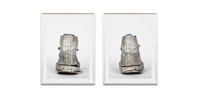 Converse, Silver Hi-Tops by Michael Schachtner Photography Print by Michael Schachtner - Art Republic
