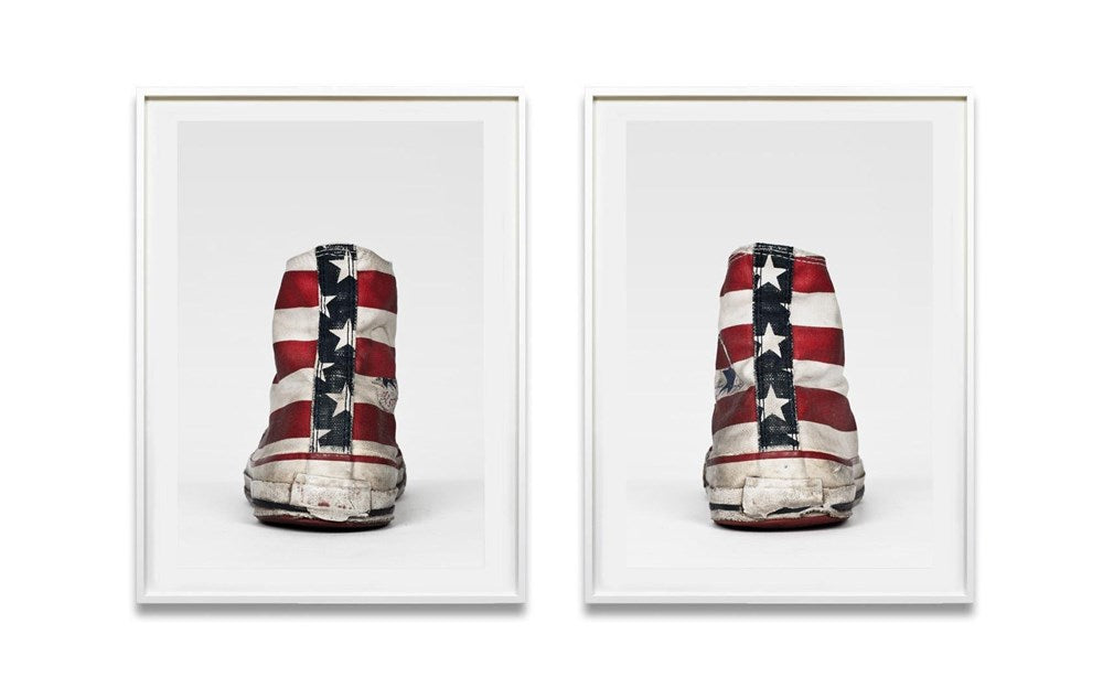 Converse, Stars and Stripes by Michael Schachtner Enlarged
