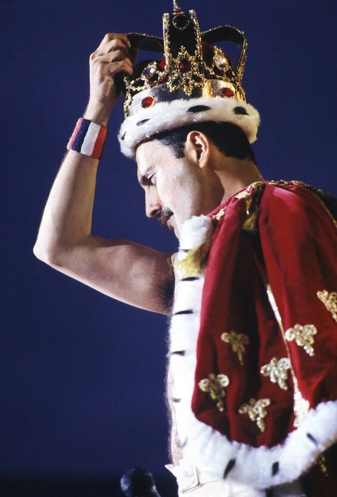 Freddie Mercury Crown, 1986 (30 x 40 in) Enlarged