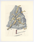 Salvador Dali Divine Comedy woodblock engraving "The Simoniac"