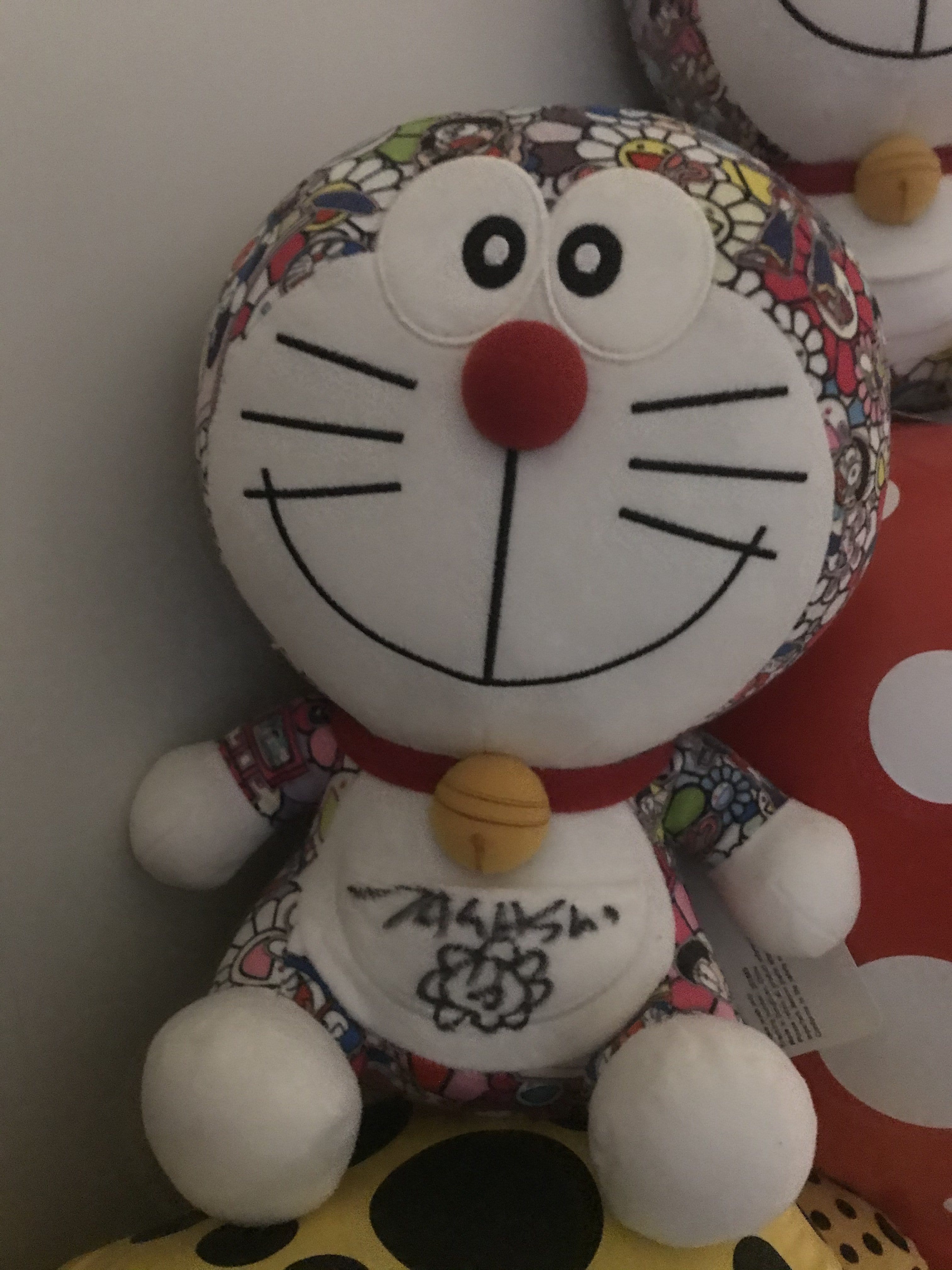 Doraemon Plush (Signed), 2018 Enlarged