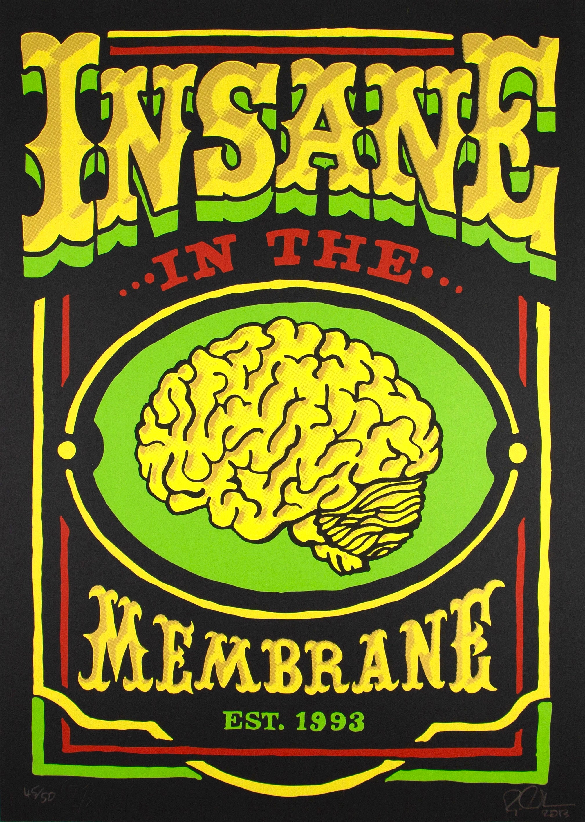 Insane in the Membrane, 2013 Enlarged
