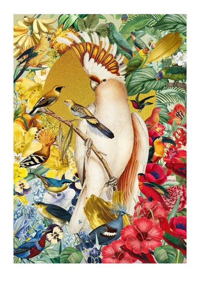 Paradise of Birds Art Print by Emilie DeBlack - Art Republic