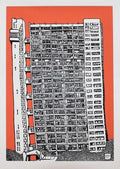 Trellick Tower (Coral Pink)