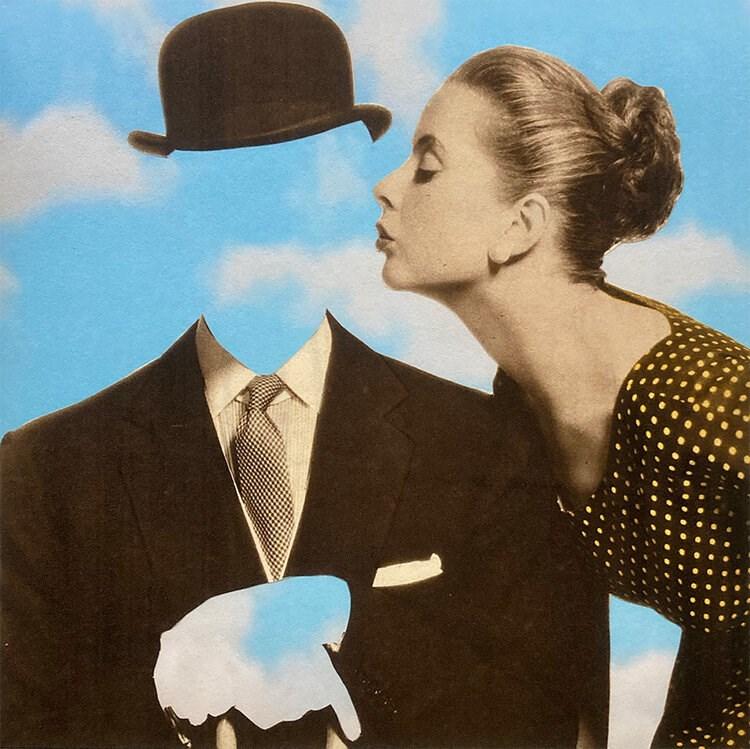 Kissing Magritte, 2020 Enlarged