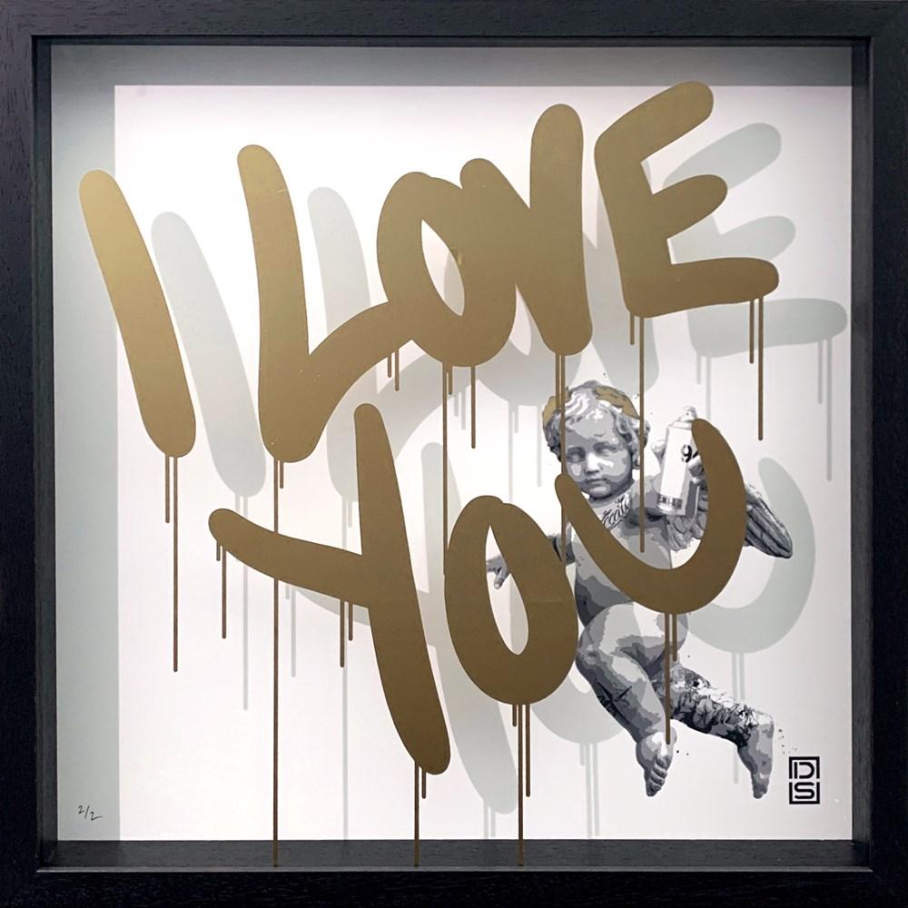 I Love You - Gold Enlarged