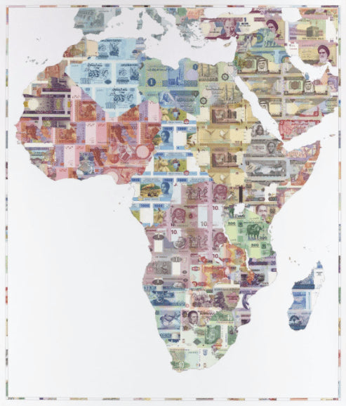 Money Map Of Africa - AP Enlarged