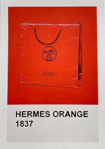 Hermés Orange Art Print by Anne-Marie Ellis