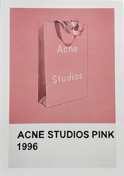 Acne Pink Art Print by Anne-Marie Ellis