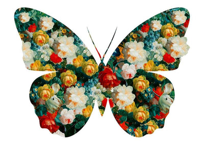 Butterfly 74 (White) Art Print by Agent X - Art Republic