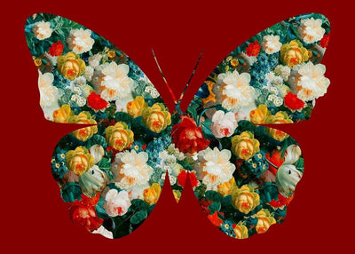 Butterfly 74 (Red) Art Print by Agent X - Art Republic