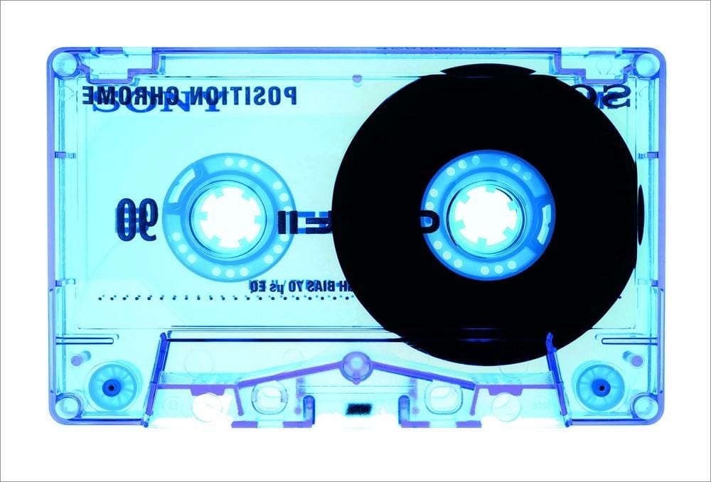 Tape Collection 'Chrome' Tinted Blue Enlarged