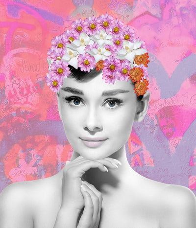 Flower Girl - Pink Art Print by Chloe Rox - Art Republic