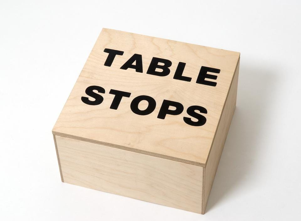 Table Stops Enlarged