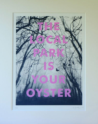 THE LOCAL PARK IS YOUR OYSTER Art Print by Lene Bladbjerg - Art Republic