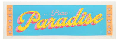 Pure Paradise - Blue Art Print by Eddy Bennett - Art Republic