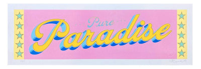 Pure Paradise - Pink Art Print by Eddy Bennett - Art Republic