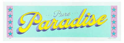 Pure Paradise - Aqua Art Print by Eddy Bennett - Art Republic