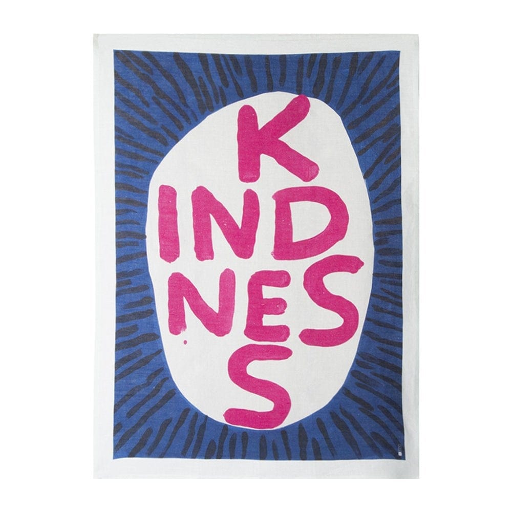 David Shrigley Tea Towel - Kindness Enlarged