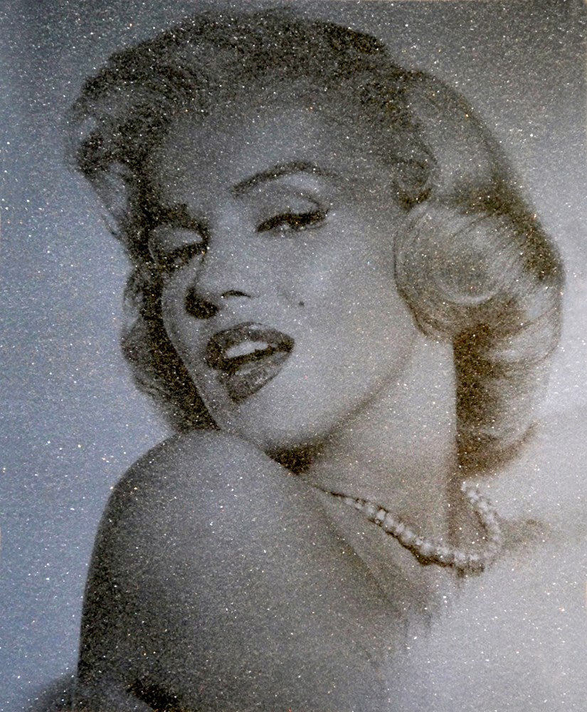 Marilyn Monroe - Smokey Blue Enlarged