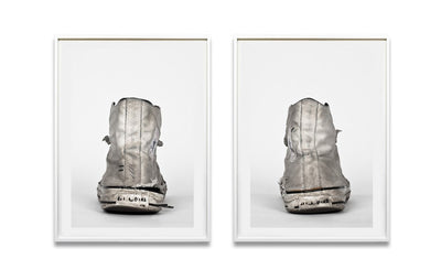 Converse, Silver Hi Tops - Medium Photography Print by Michael Schachtner - Art Republic