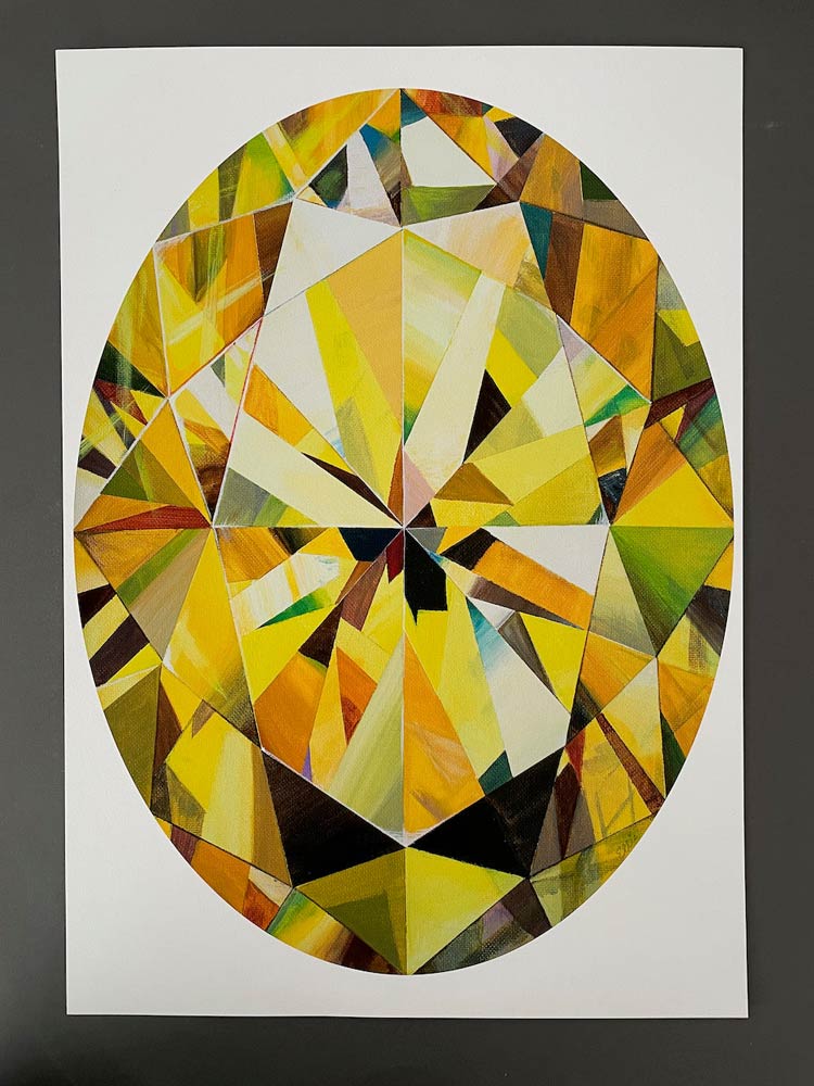Yellow Diamond Enlarged