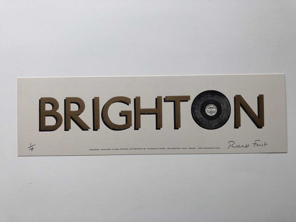 Brighton - Gold & Black Enlarged
