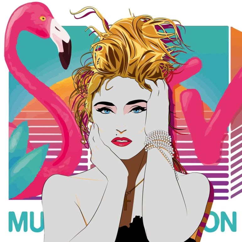 Madonna(Miami) Enlarged