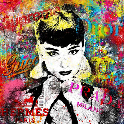 Audrey Hepburn as Ariane Farrell Art Print by Agent X - Art Republic