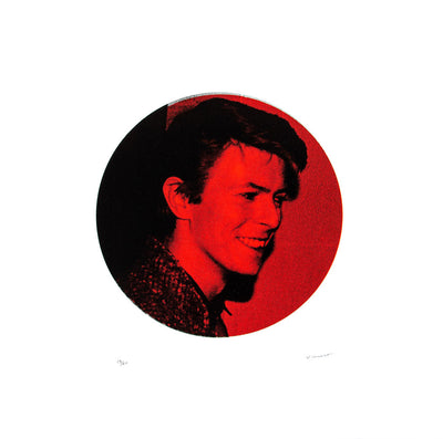 David Bowie Café Royal - Ruby Red Art Print by Vincent McEvoy - Art Republic