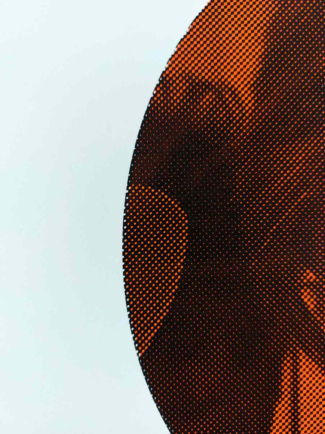 David Bowie Makos/McEvoy - Orange Enlarged