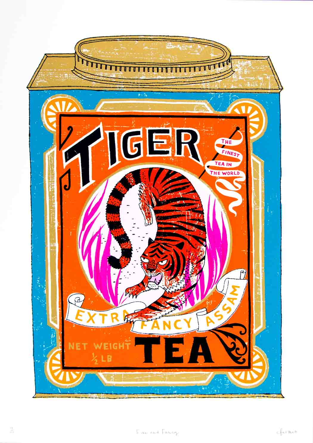 Tiger Tea Enlarged