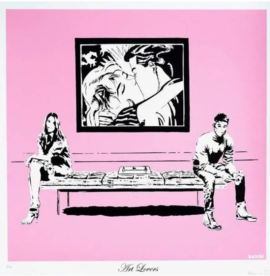 Art Lovers - Pink Enlarged