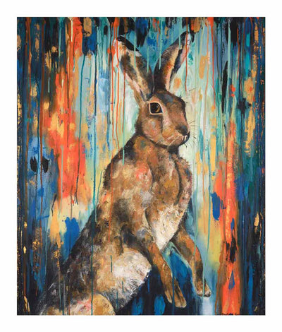 Hare Raising Art Print by Charlotte Gerrard - Art Republic