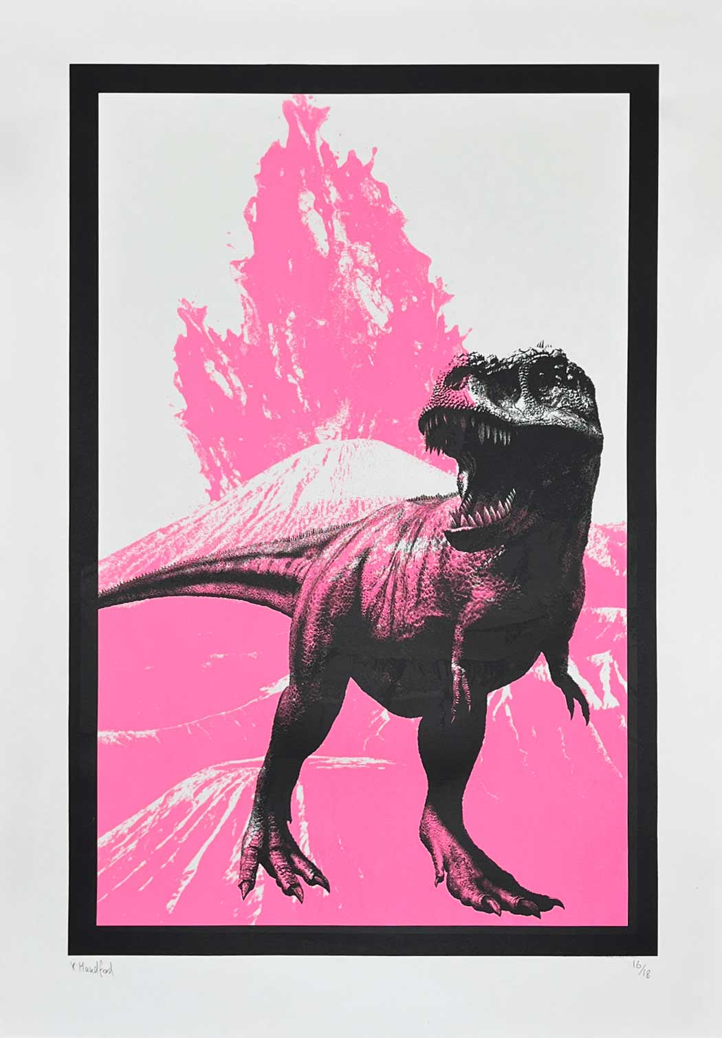 T-Rex (Large Pink) Enlarged