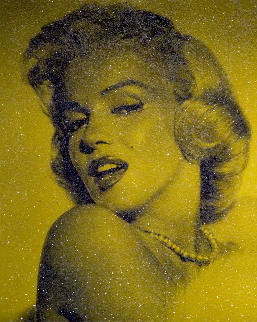 Marilyn Monroe - Yellow Enlarged