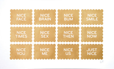 Everything About You is Nice Art Print by Gill Sheraton - Art Republic