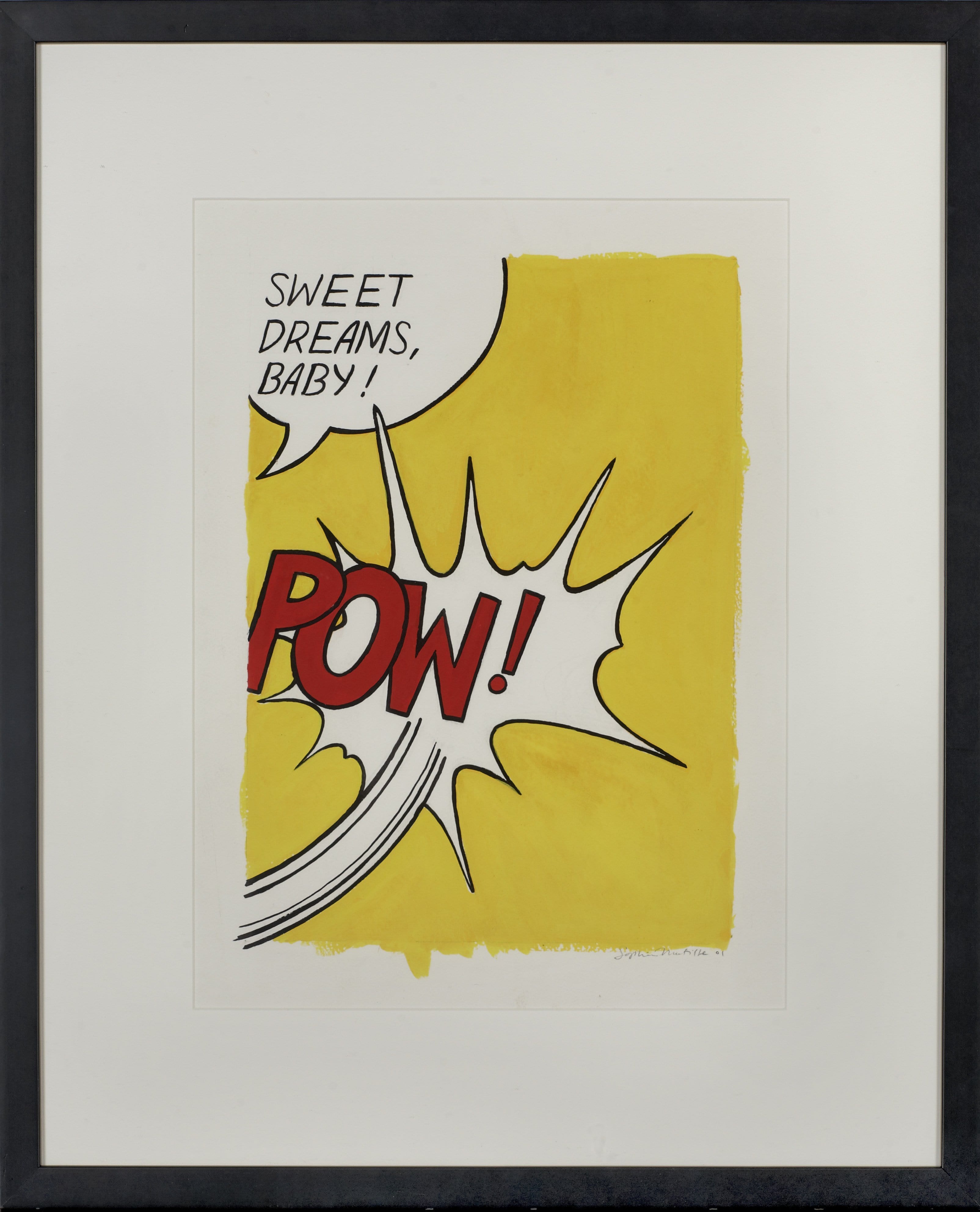 POW (After Roy Lichtenstein), 2002 Enlarged