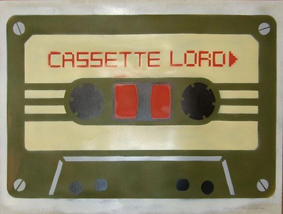 Cream on Green Cassette, 2011 Enlarged