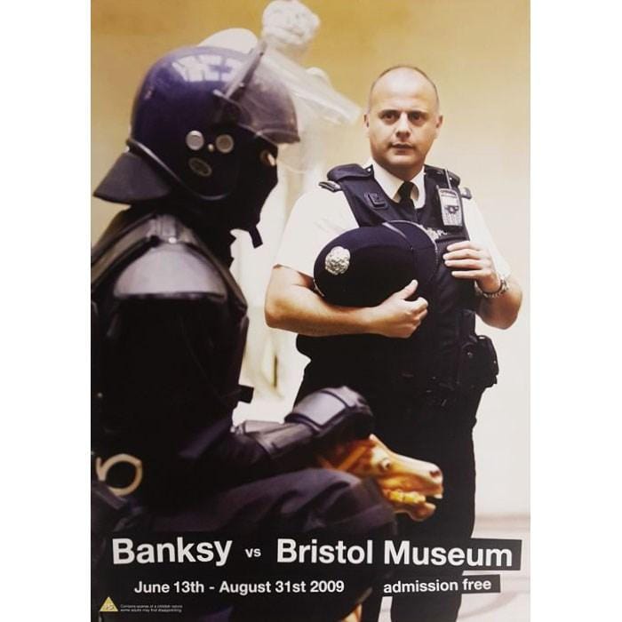 Banksy vs Bristol Museum - Riot Coppers, 2009 Enlarged