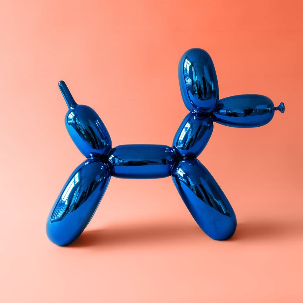 Balloon Dog Blue Enlarged