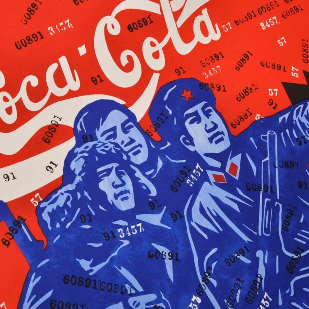Coca Cola Enlarged