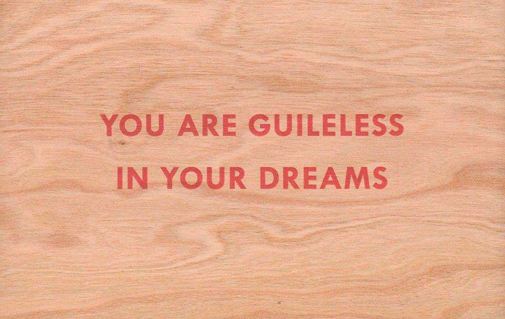 You Are Guileless In Your Dreams Enlarged
