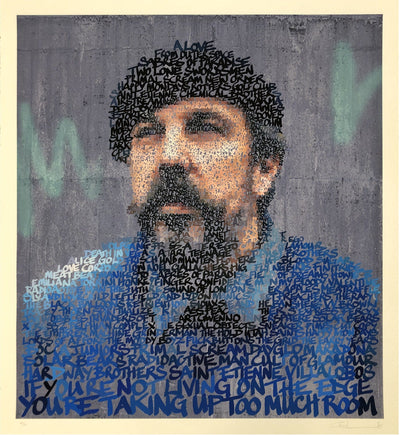 Andrew Weatherall Art Print by Mike Edwards