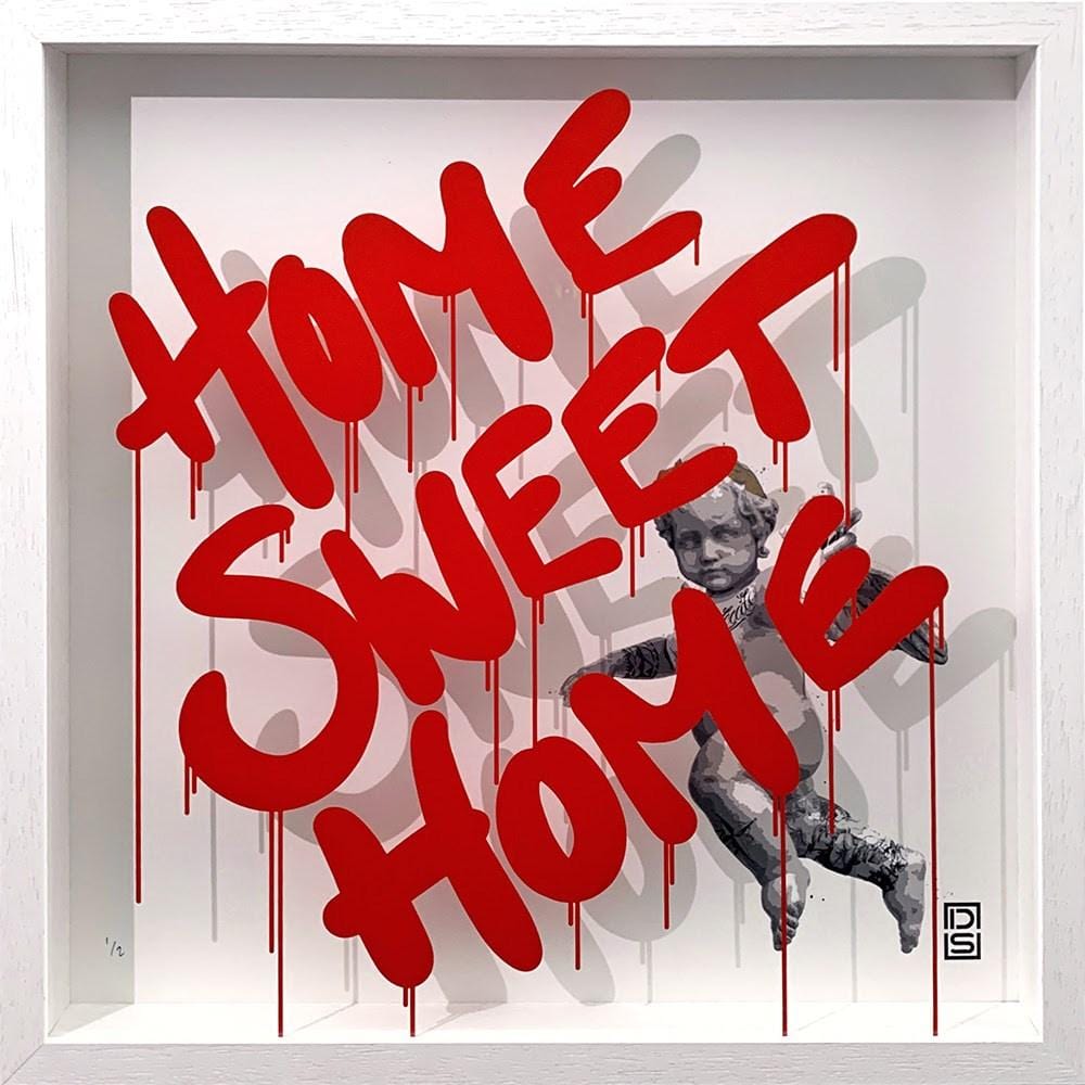 Home Sweet Home - Red Enlarged