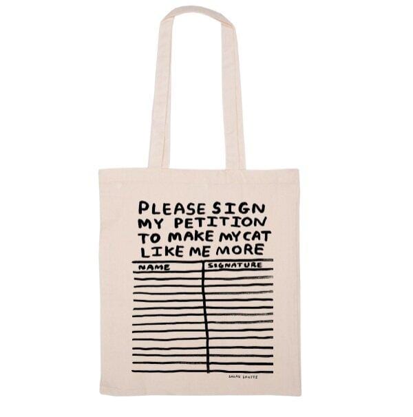 Cat Petition - Tote Bag Enlarged