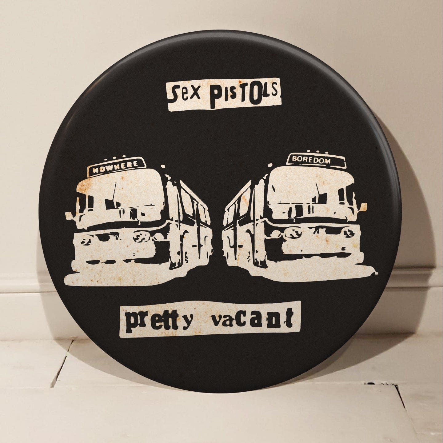 Sex Pistols - Giant 3D Vintage Pin Badge Enlarged