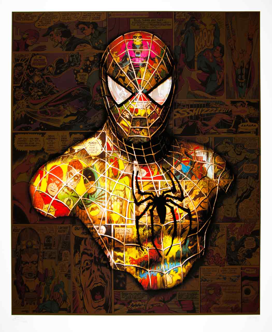 Spiderman Enlarged