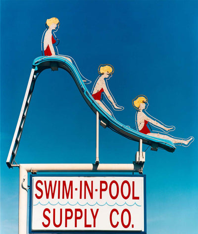 Swim-in-Pool Supply Co. Photography Print by Richard Heeps - Art Republic
