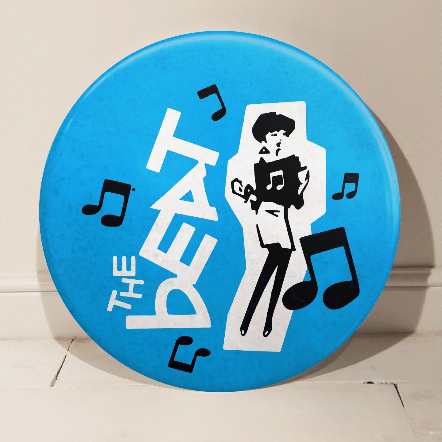 The Beat - Giant 3D Vintage Pin Badge Enlarged